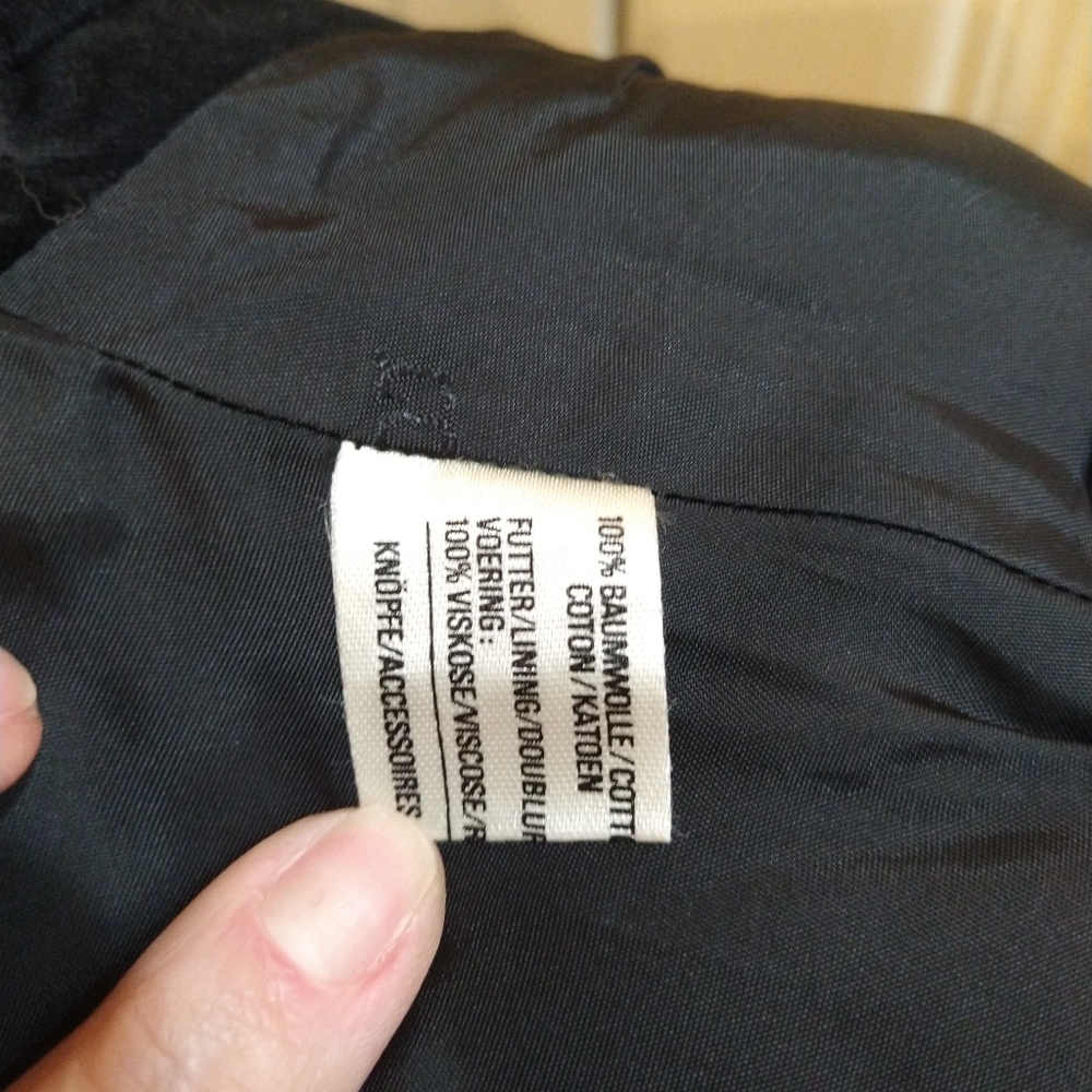 Louis Fe'raud Velvet Jacket Black Euro Size 40 US 10 - Picture 8 of 8